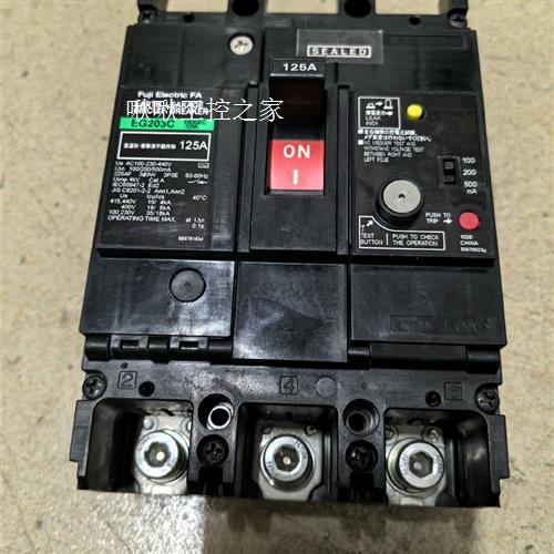 富士漏电保护器,型号:EG203C,3P 125A,