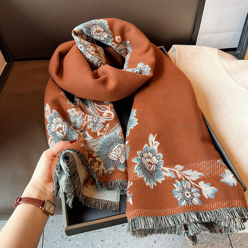 香醇拿铁红棕基唯美焦糖色围巾仿羊绒保暖披肩女秋冬搭外套围脖厚,服饰配件/皮带/帽子/围巾,围巾/丝巾/披肩,淘宝优惠券,粉丝福利购,淘宝优惠卷