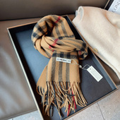 新款 英伦经典 格子100%wool羊毛长条围巾女秋冬季 气质双面披肩围脖