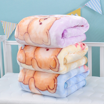 宝宝毛毯儿童云毯加厚婴儿毛毯