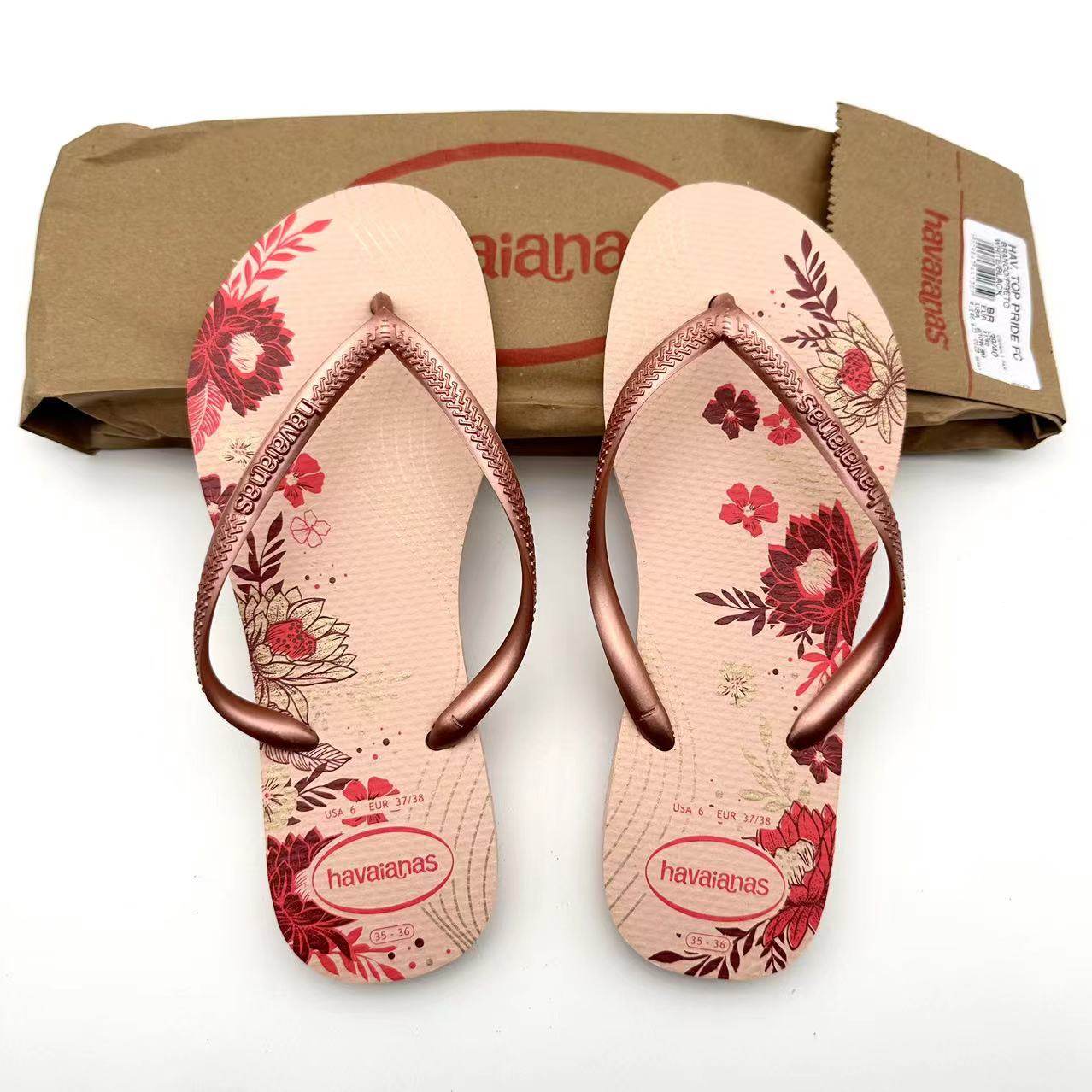 Havaianas沙滩拖鞋平底人字拖