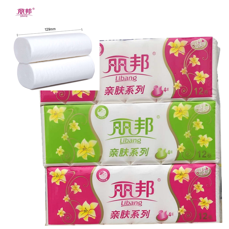 立邦卫生纸12卷家用组合妇婴无芯