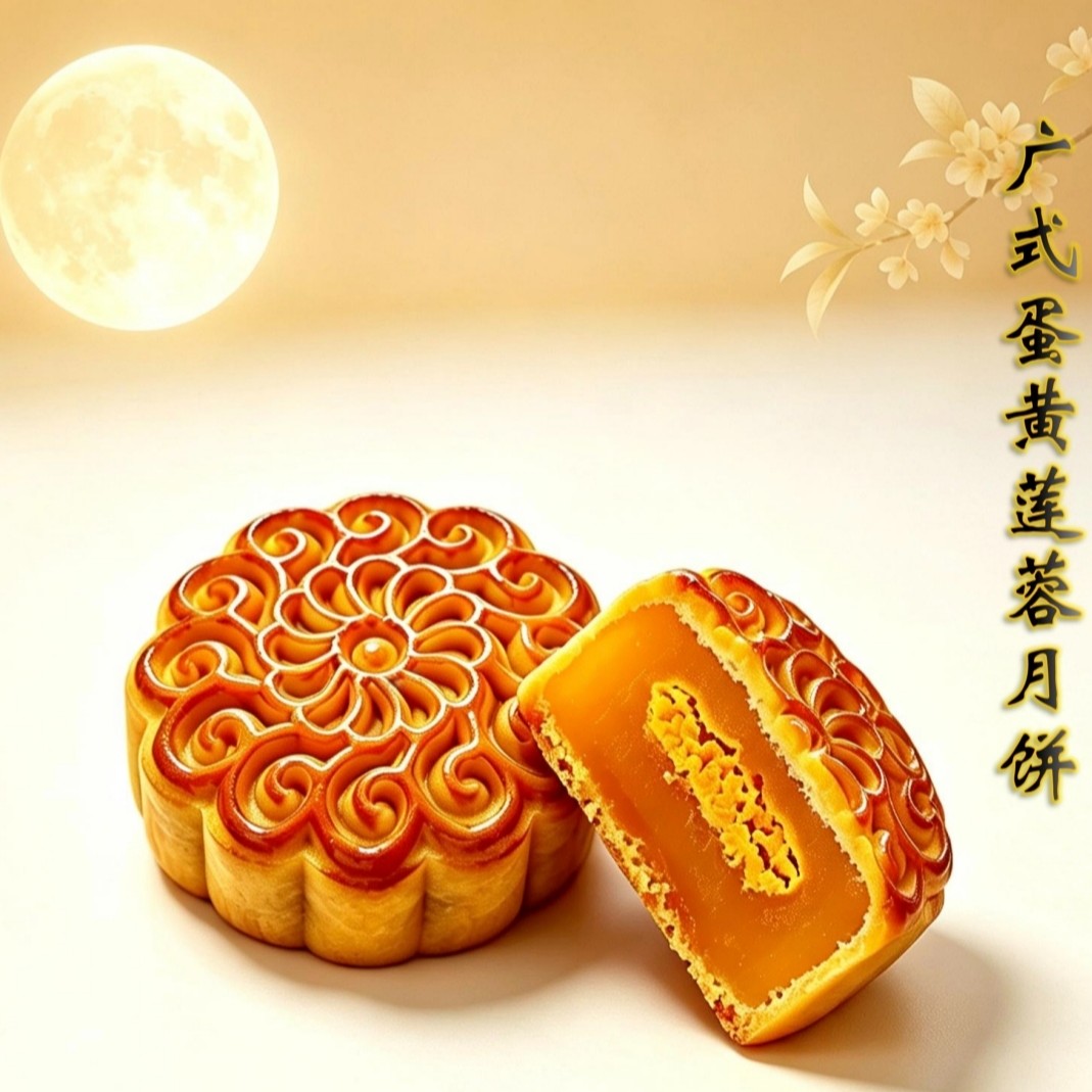 御庄园金秋限定月饼中秋广式蛋黄莲蓉休闲糕点零食小吃