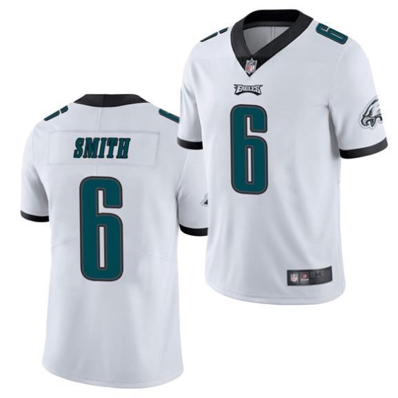 Philadelphia Eagles费城老鹰队橄榄球服 6号SMITH球衣刺绣男