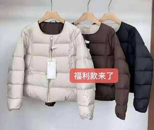 23817新国标90白鸭绒轻薄款小个子羽绒服女韩版宽松显瘦圆领爆款