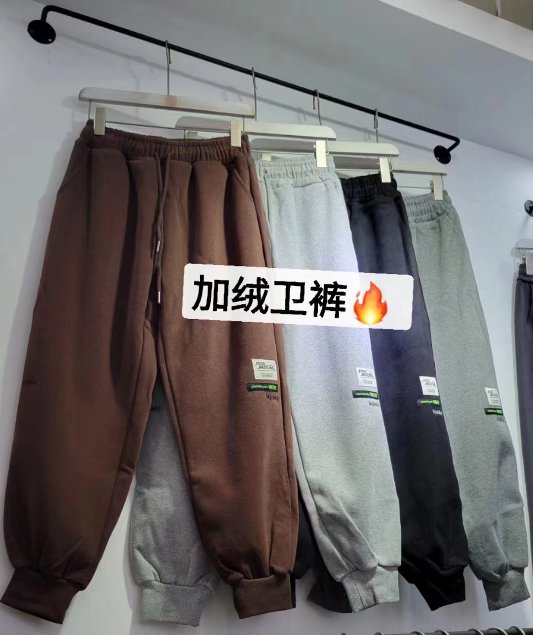 高腰宽松休闲以钻长裤一件包邮