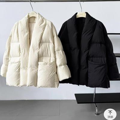 羽绒服洋气百搭白鸭绒保暖外套女