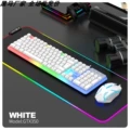 Gtx350 Luminous Keyboard and Mouse Set White