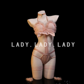 Lady内衣性感小胸蝴蝶结可爱猫女挂脖制服战袍诱惑趣情纯欲qqny女