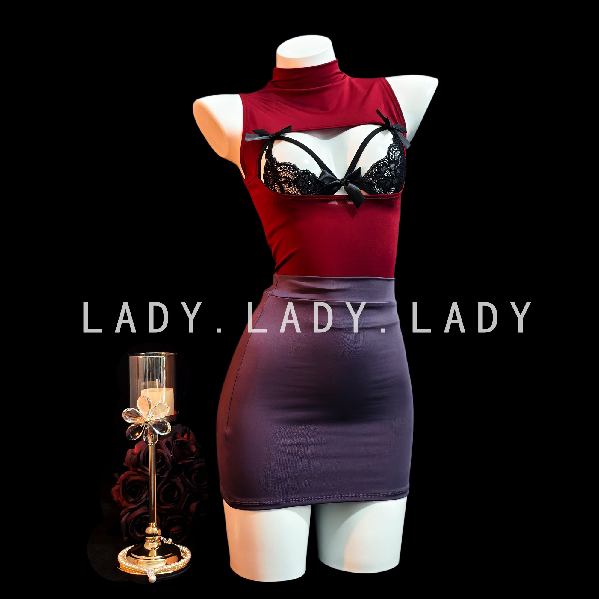 Lady性感秘书制服内衣御姐OL女办公室情趣包臀套装战袍约会qqny