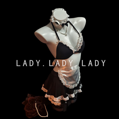 Lady性感睡衣高级小胸女仆cos纯欲制服角色扮演套装内衣qqny趣情