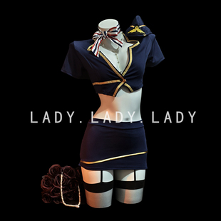 职业成熟御姐辣妹睡衣纯欲女警qqny内衣 Lady性感空姐cos制服套装