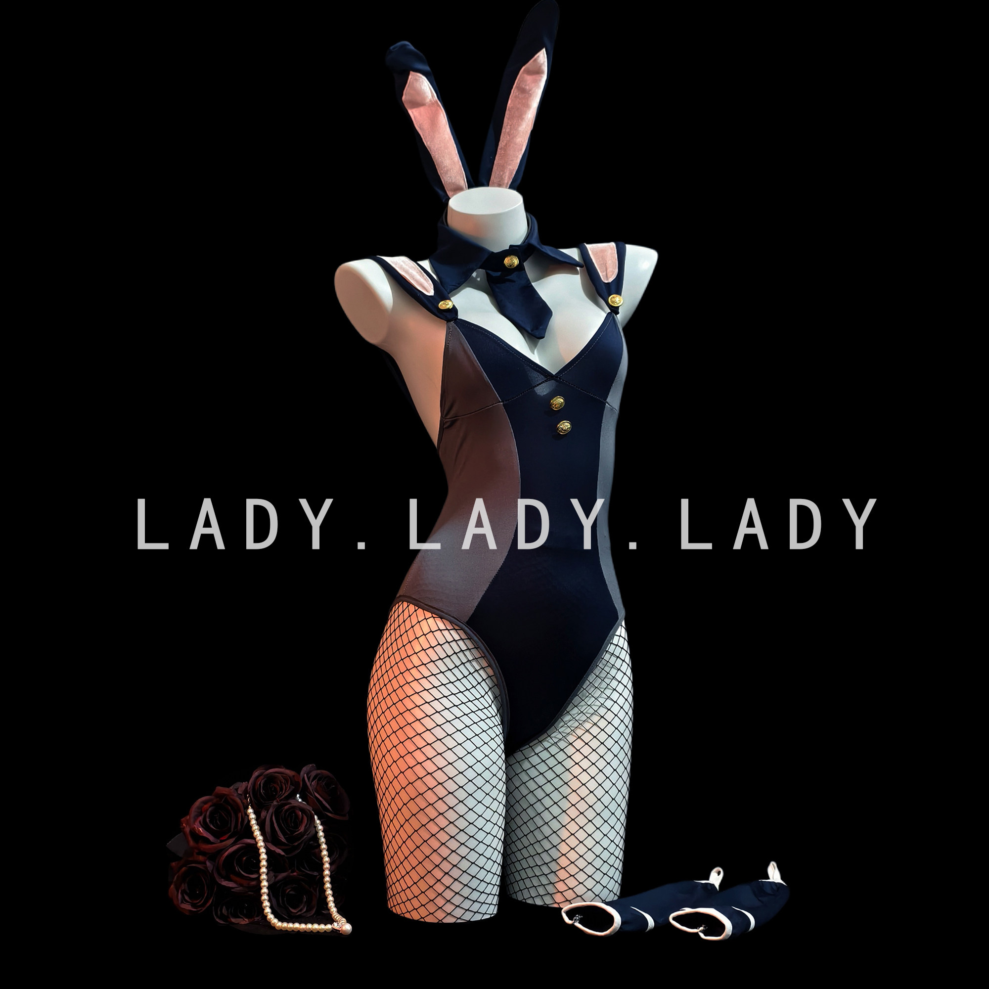 Lady性感兔女郎制服套装cos纯欲约会战袍小胸诱惑情调qqny内衣