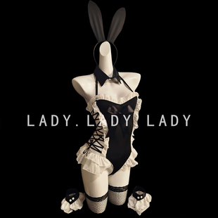 Lady内衣性感小胸可爱兔女郎连体制服纯欲****睡衣女qqny趣情诱惑