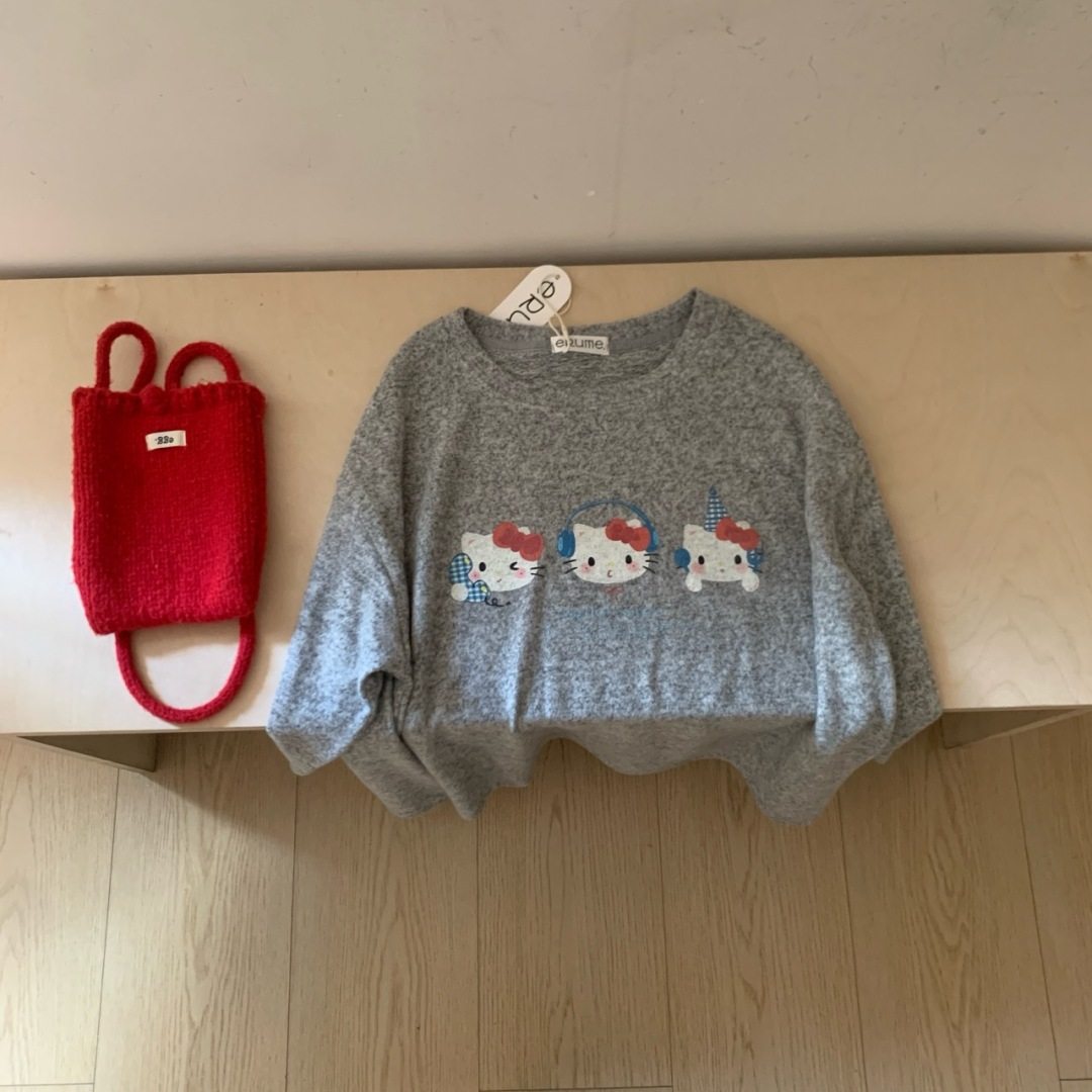 韩系25秋冬新款 软糯柔软圆领长袖打底衫女士条纹KT百搭女生上衣