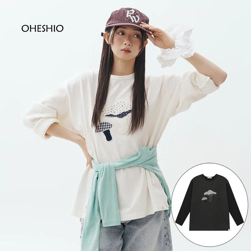 OHESHIO韩国设计师品牌蘑菇卫衣图片