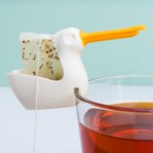 怪鸟泡茶器 Peleg Design 创意鹈鹕茶滤茶漏Pelicup小鸟茶滤茶具