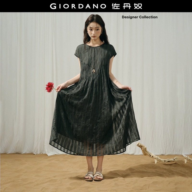 Giordano/佐丹奴收腰连衣裙图片