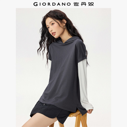 Giordano常规宽松假两件卫衣