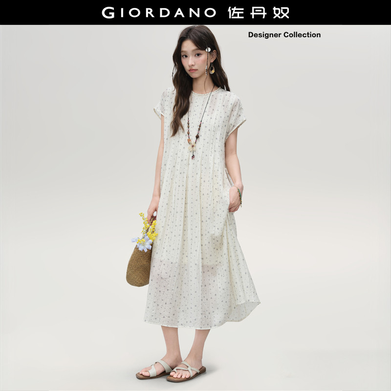 Giordano/佐丹奴收腰裙连衣裙图片