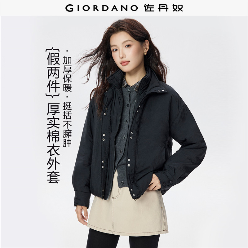 Giordano/佐丹奴宽松棉衣外套图片