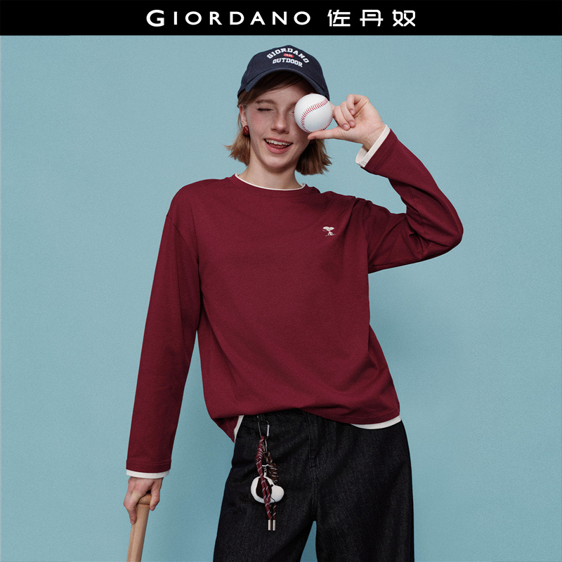 Giordano/佐丹奴长袖T恤