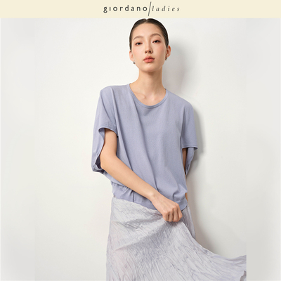 GL套头圆领蝙蝠袖针织衫
