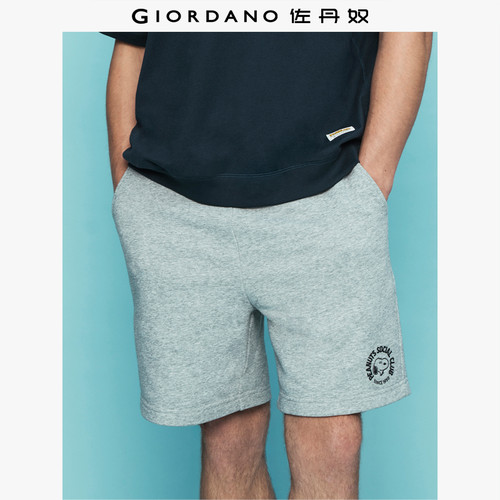 Giordano/佐丹奴短裤史努比刺绣
