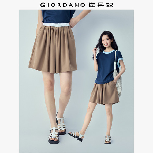 松紧腰Giordano短裤休闲裤
