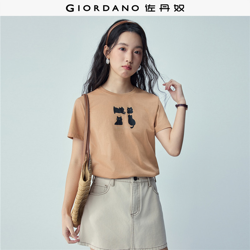 Giordano/佐丹奴短袖印花T恤图片