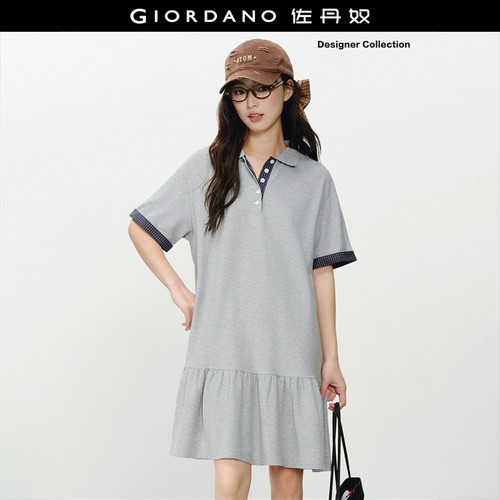 Giordano/佐丹奴POLO裙连衣裙