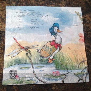 RedBox结婚纸巾彩色印花纸巾 家居餐巾纸 夏天的池塘 9V包