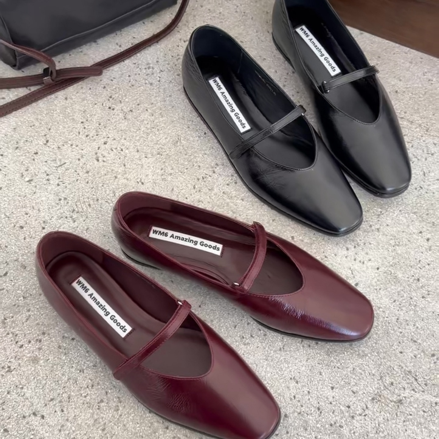 WM6欧货女鞋2026年早春新款油蜡牛皮方头魔术贴内增高玛丽珍单鞋,女鞋,玛丽珍鞋,淘宝优惠券,粉丝福利购,淘宝优惠卷