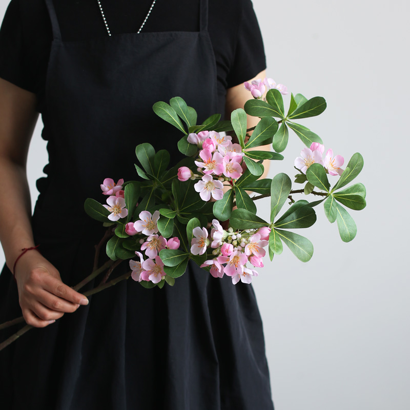高品质仿真花海桐花海棠花