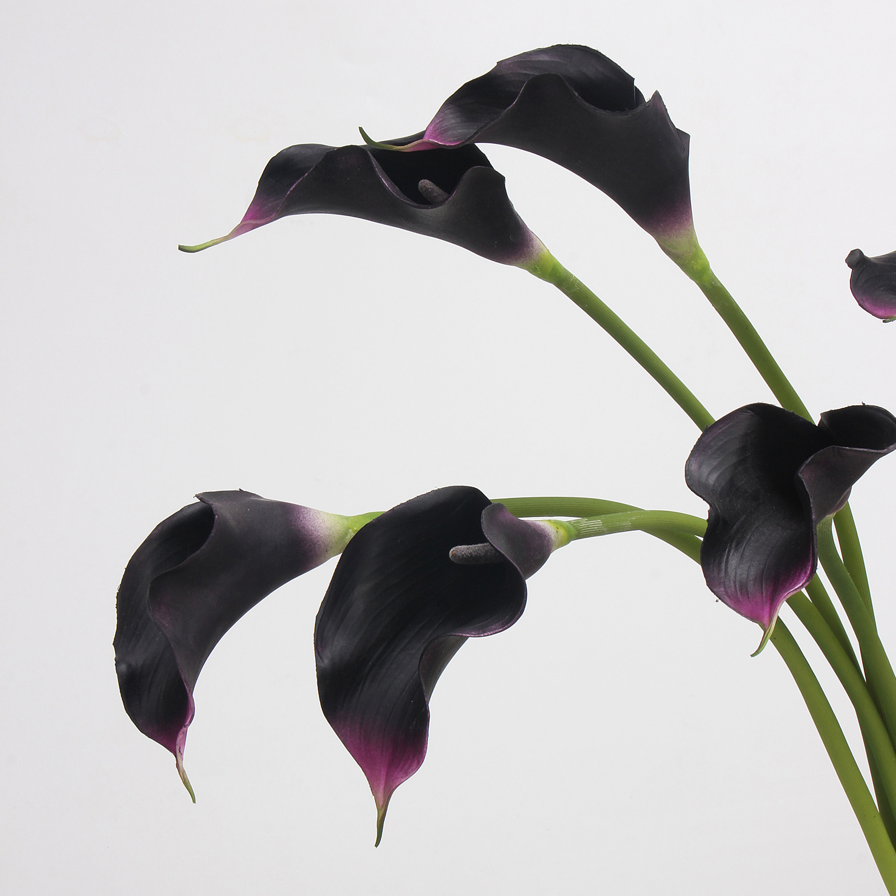 追花EVA家居马蹄莲单支假花