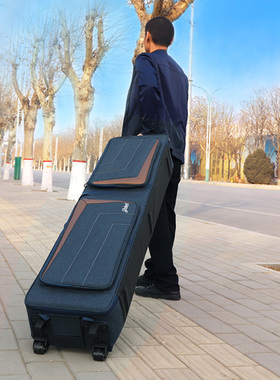 滑轮款88键MODX8MOXF8电子合成器包电钢琴包 加厚防水双肩手提包