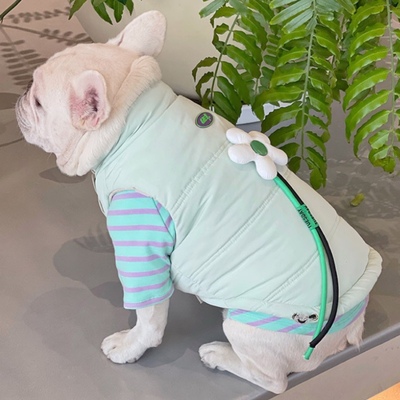 冬季保暖法斗西高地棉袄狗狗棉衣