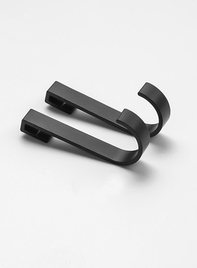 配件挂钩厨房浴室置物架S挂杆刀架专用替换勾子可滑动单个太空铝