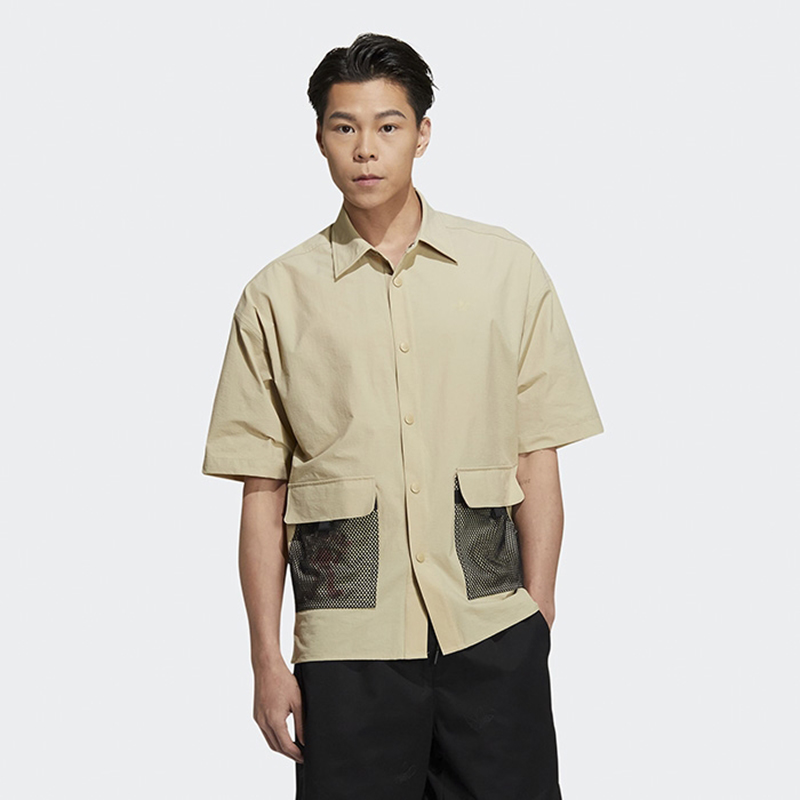 阿迪达斯男装夏季透气健身POLO衫网球训练速干短袖运动服