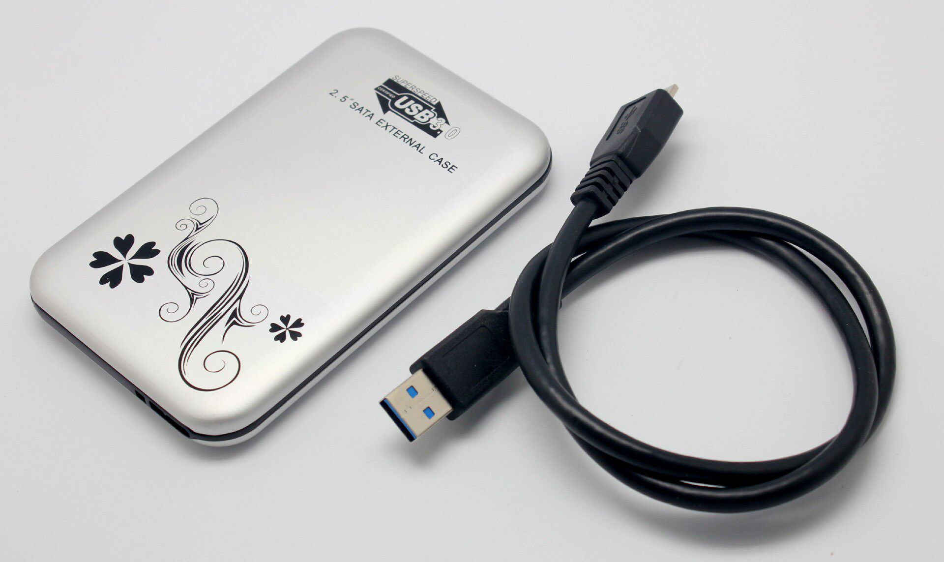 2.5인치 모바일 하드 드라이브 박스 새로운 멀티 컬러 지원 USB3.0 고속 전송 하드 드라이브 보관함