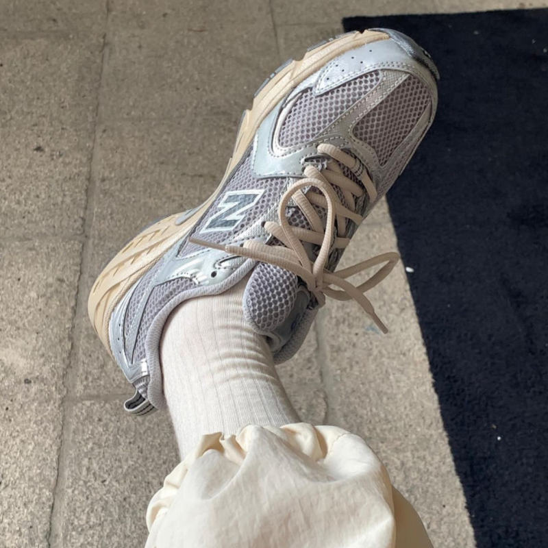 Opening韩国女鞋 ｜复古做旧银灰色简直太韩系了也泰适合夏天啦