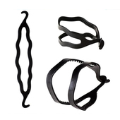 魔力穿发棒穿发针美发盘发工具 盘发针 3套花样盘发器 花样拉发针