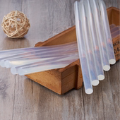 粗 高温热溶胶棒 细热熔胶棒 固体 大小号热融胶条 透明胶条 20根