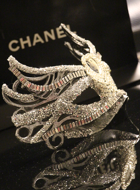 威尼斯夜店华丽羽毛面具万圣节圣诞节化妆舞会派对女cosplay