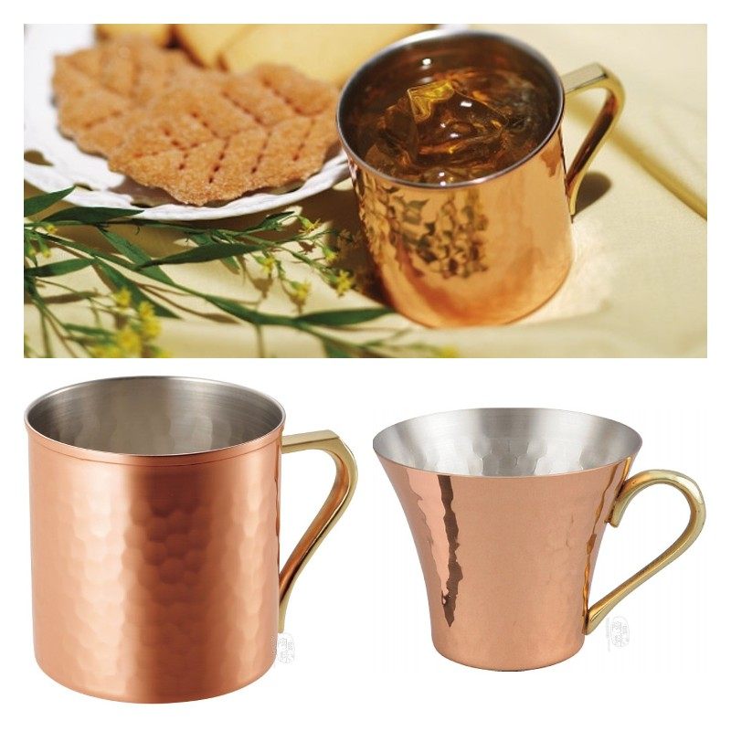 日本原装进口纯铜日式马克杯水杯牛奶可乐啤酒多用杯创意生日礼品