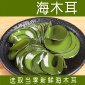 海木耳海白菜裙带干货特级出口海灵芝无盐火锅串串麻辣烫爱藻小厨