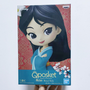 原装万代迪士尼花木兰手办眼镜厂模型景品摆件潮玩人偶全新礼物