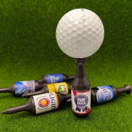 网红高尔夫球tee啤酒瓶创意球梯塑料限位T单支礼盒装golf用品配件