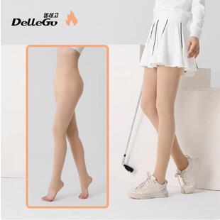 秋冬新款DelleGo高尔夫丝袜运动防晒保暖裤自然肤色打底裤5-15℃