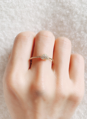 韩版气质优雅s925纯银镀14K